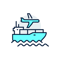 cargo ship at sea