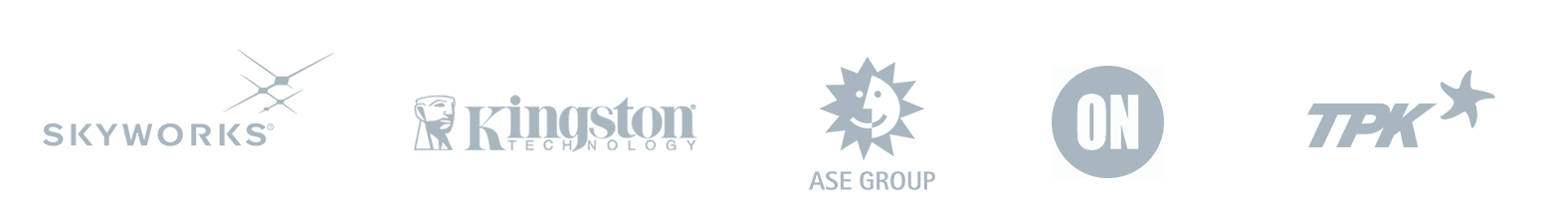 Dimerco's semiconductor partners' logos